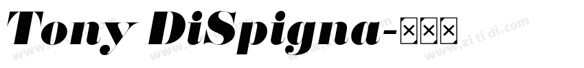 Tony DiSpigna字体转换